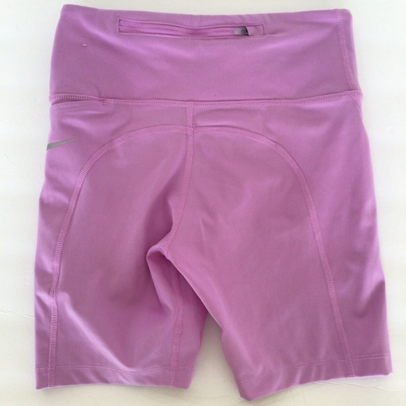 NIKE WOMEN'S ONE LOGO 7" MID-RISE RUNNING BIKING SHORTS SMALL - Picture 9 of 16
